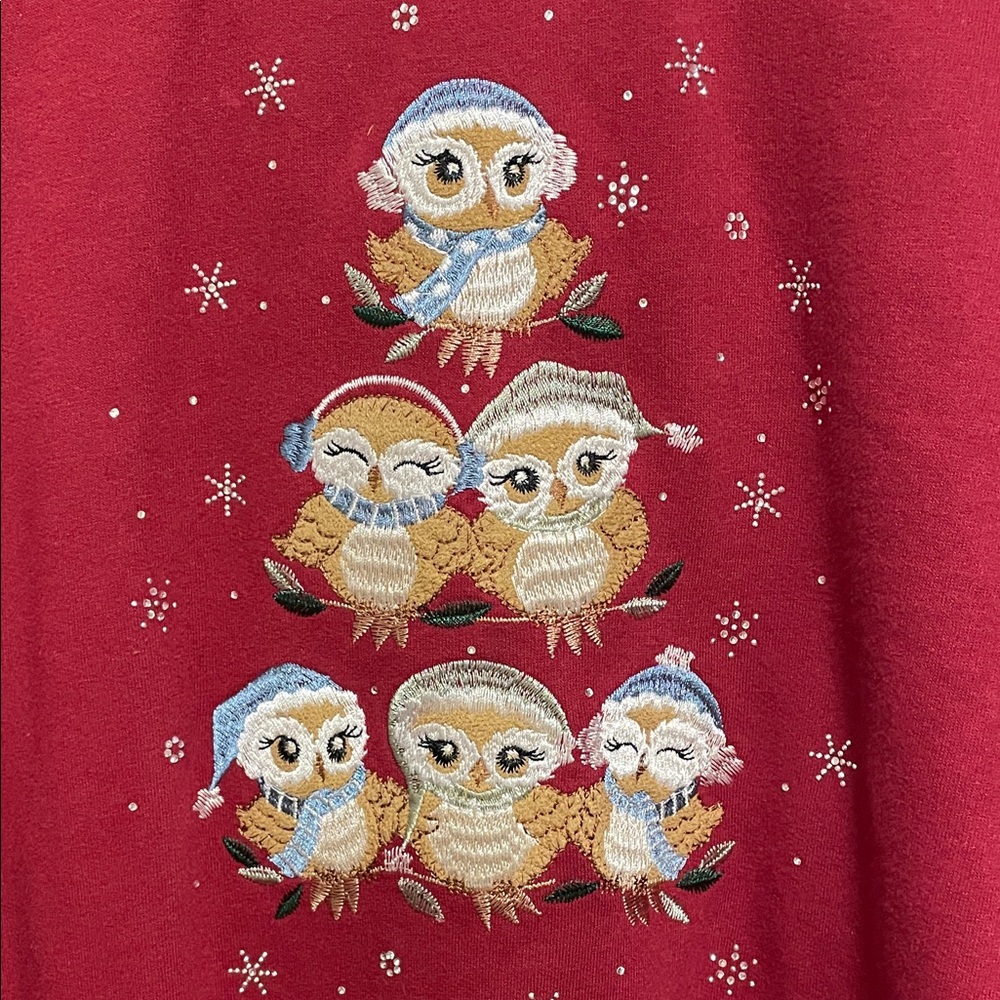 Women's Red Owl Sweatshirt - Picture 2 of 5